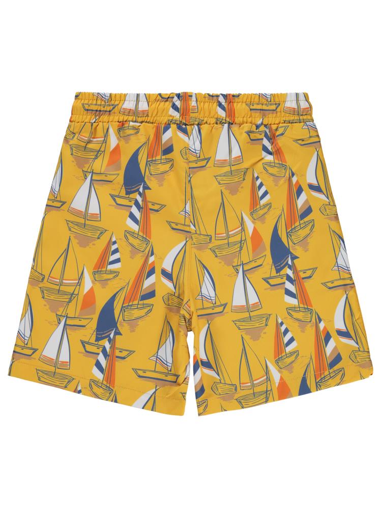 Civil Boys Erkek Çocuk Deniz Şortu 6-9 Yaş - Sarı
