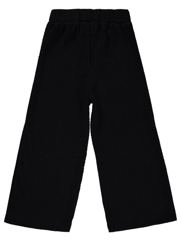 Civil Girls Bol Paça 10-13 Yaş Pantolon - Siyah