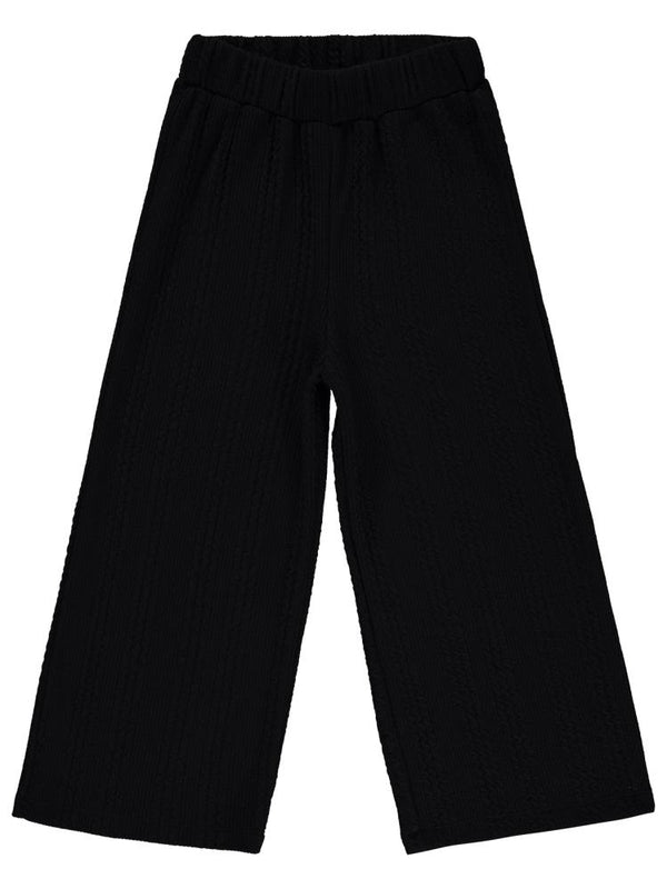 Civil Girls Bol Paça 10-13 Yaş Pantolon - Siyah