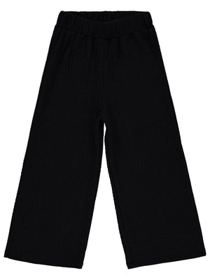 Civil Girls Bol Paça 10-13 Yaş Pantolon - Siyah
