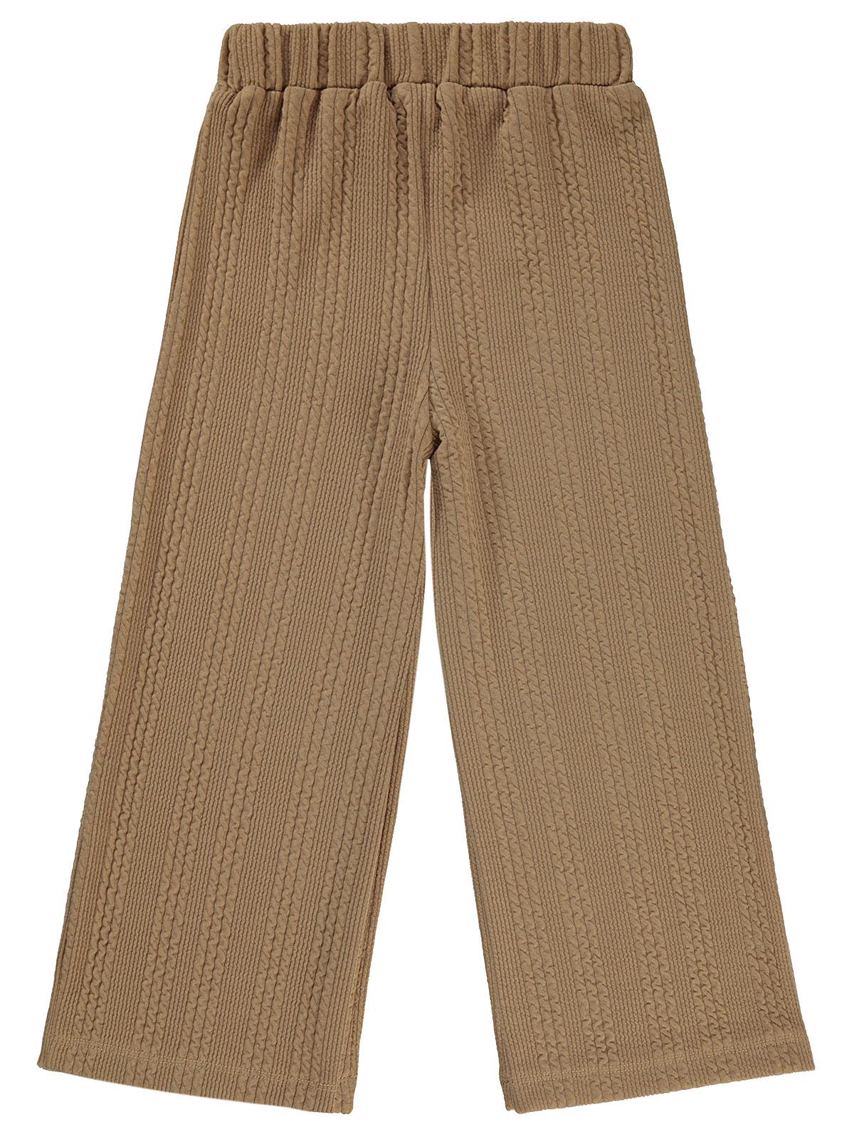Civil Girls Bol Paça 6-9 Yaş Pantolon - Bej