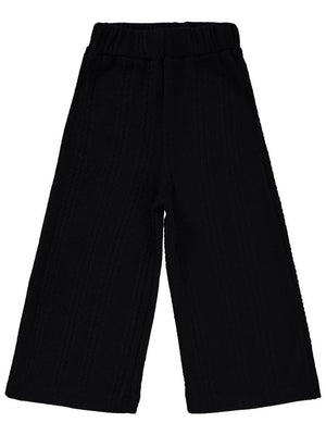Civil Girls Bol Paça 2-5 Yaş Pantolon - Siyah