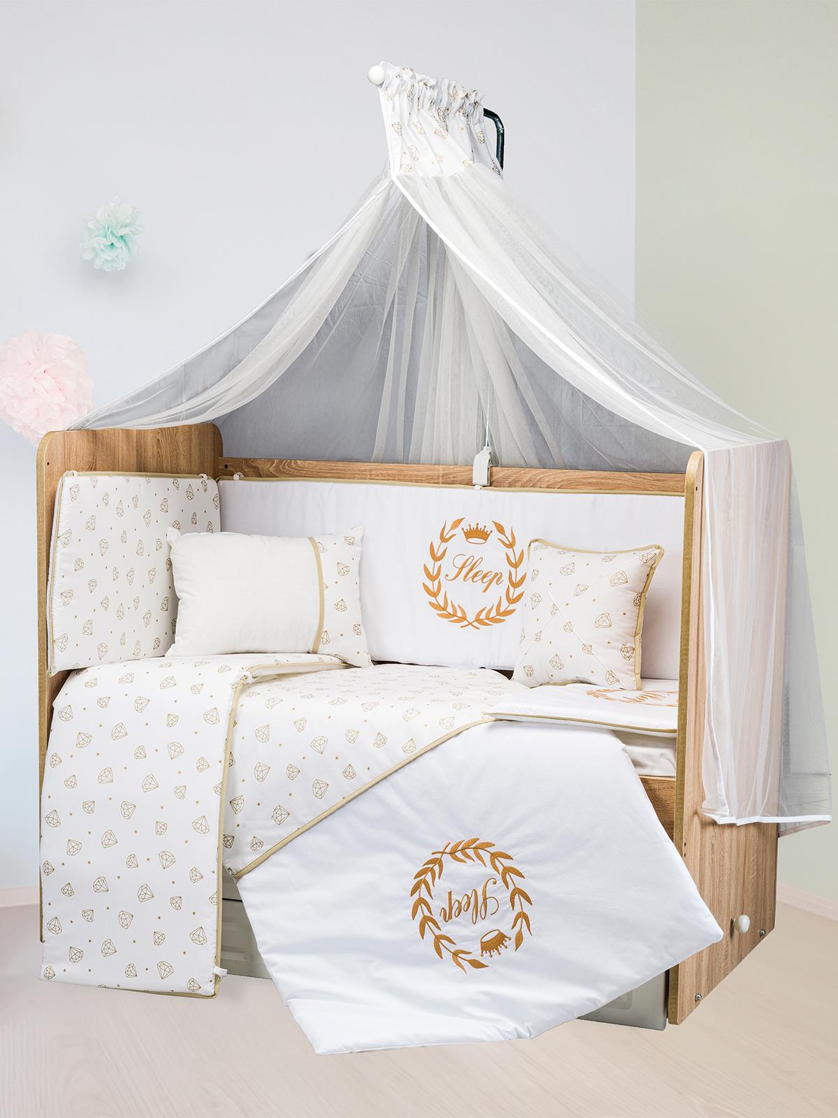 Aras Bebe Sleep Uyku Seti 70x130 Cm - Kahverengi