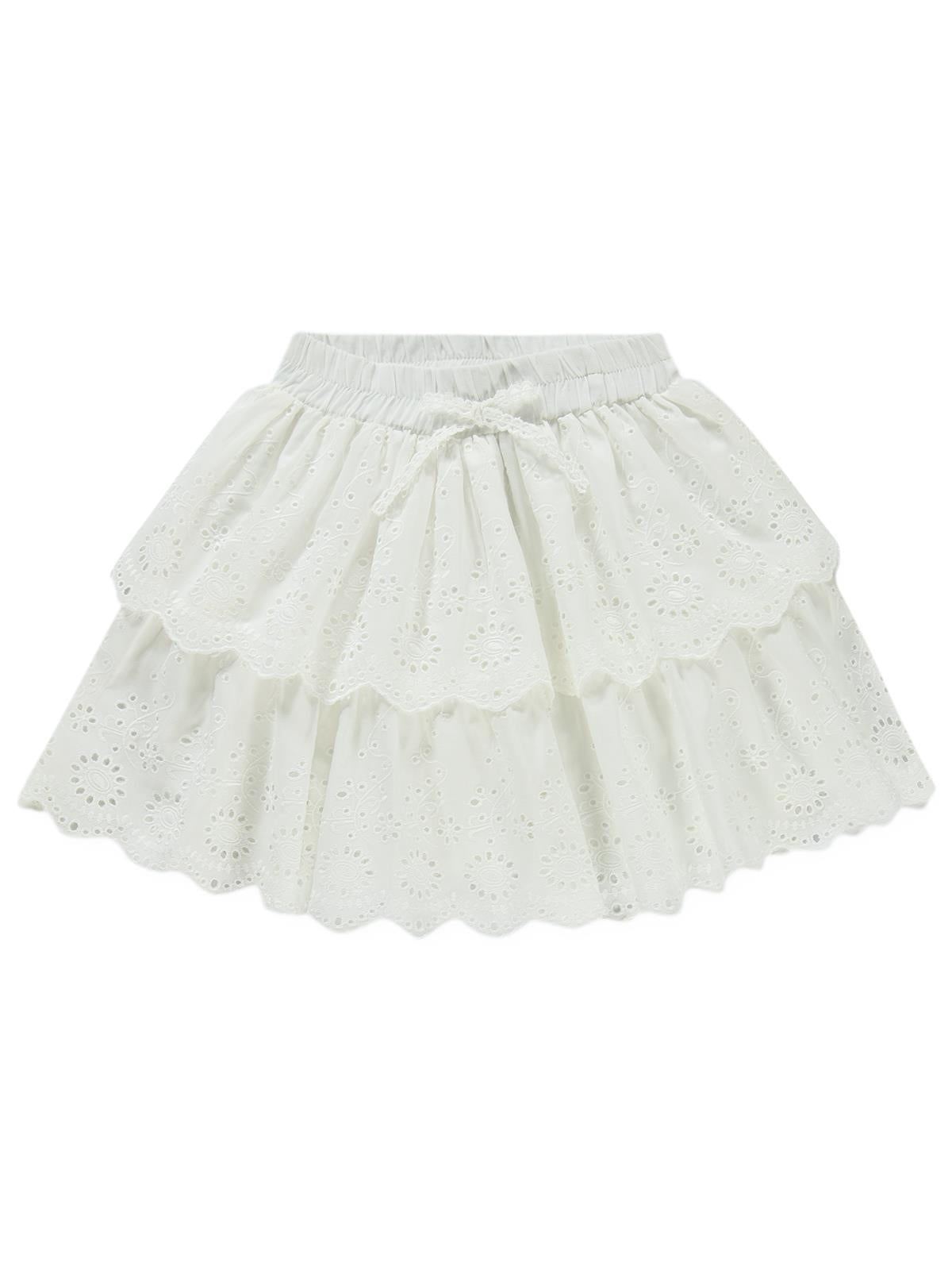Pierre Cardin 6-9 Yaş Etek - Beyaz