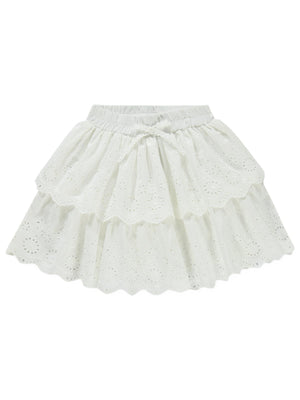 Pierre Cardin 6-9 Yaş Etek - Beyaz