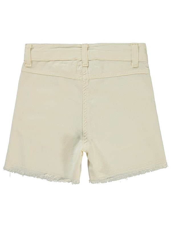 Civil Girls Çiçek Baskılı 2-5 Yaş Şort - Bej