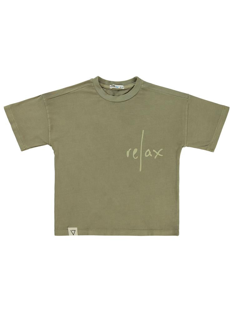 Civil Boys Relax Baskılı 6-9 Yaş Tişört - Bej