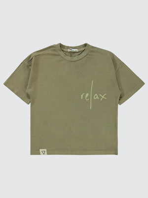 Civil Boys Relax Baskılı 6-9 Yaş Tişört - Gri