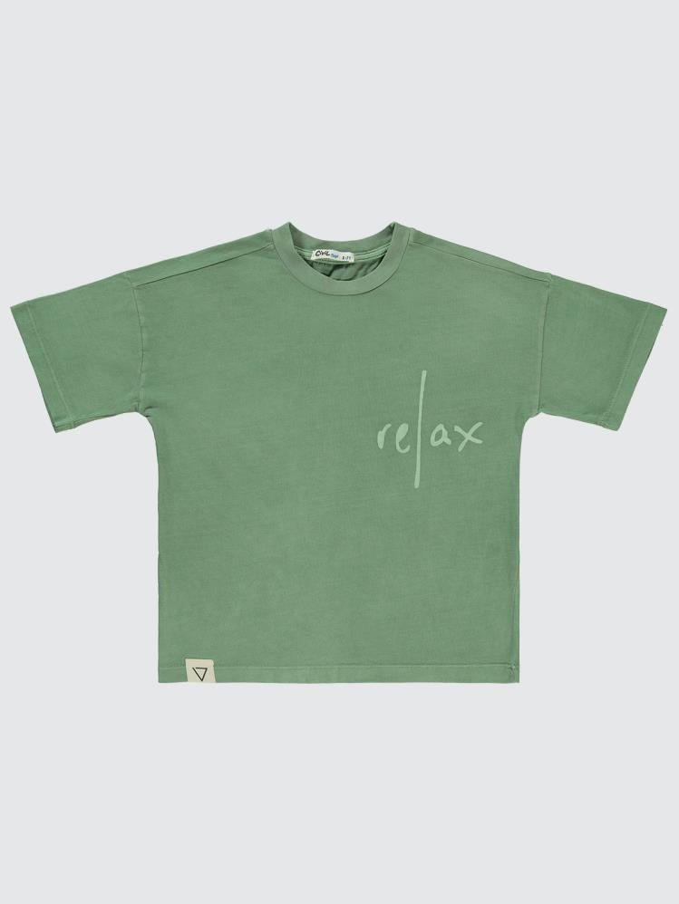 Civil Boys Relax Baskılı 6-9 Yaş Tişört - Haki