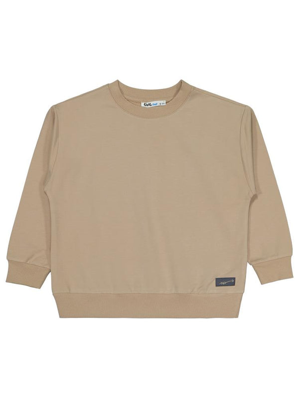 Civil Boys No Etiketli 10-13 Yaş Sweatshırt - Bej