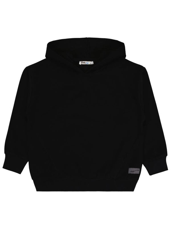 Civil Boys No Etiketli 10-13 Yaş Kapüşonlu Sweatshırt - Siyah