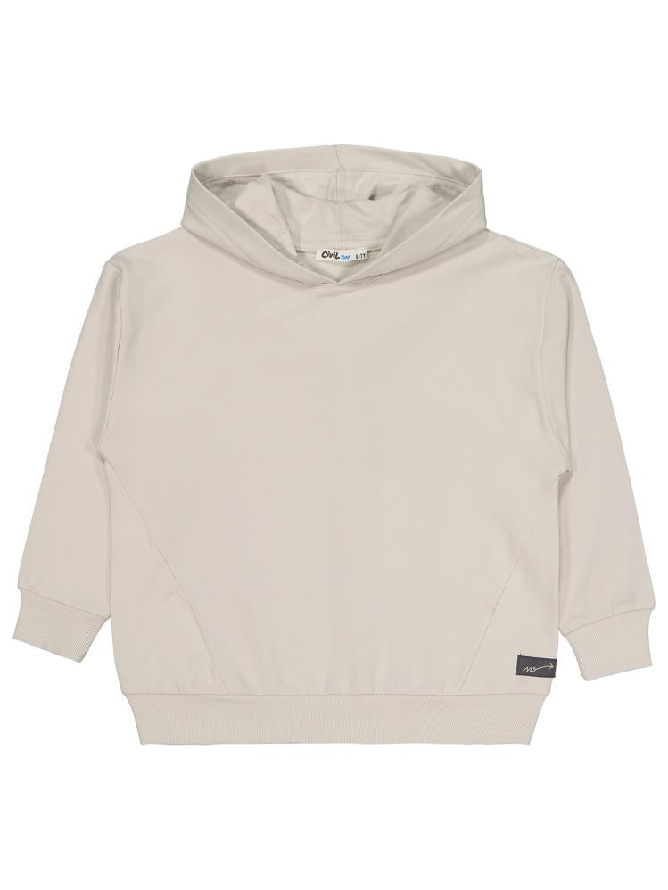 Civil Boys No Etiketli 10-13 Yaş Kapüşonlu Sweatshırt - Gri