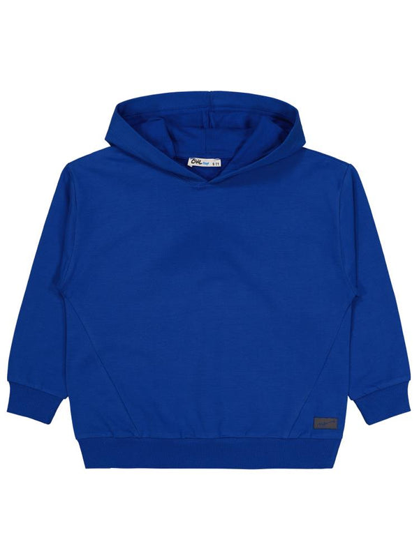 Civil Boys No Etiketli 10-13 Yaş Kapüşonlu Sweatshırt - Mavi