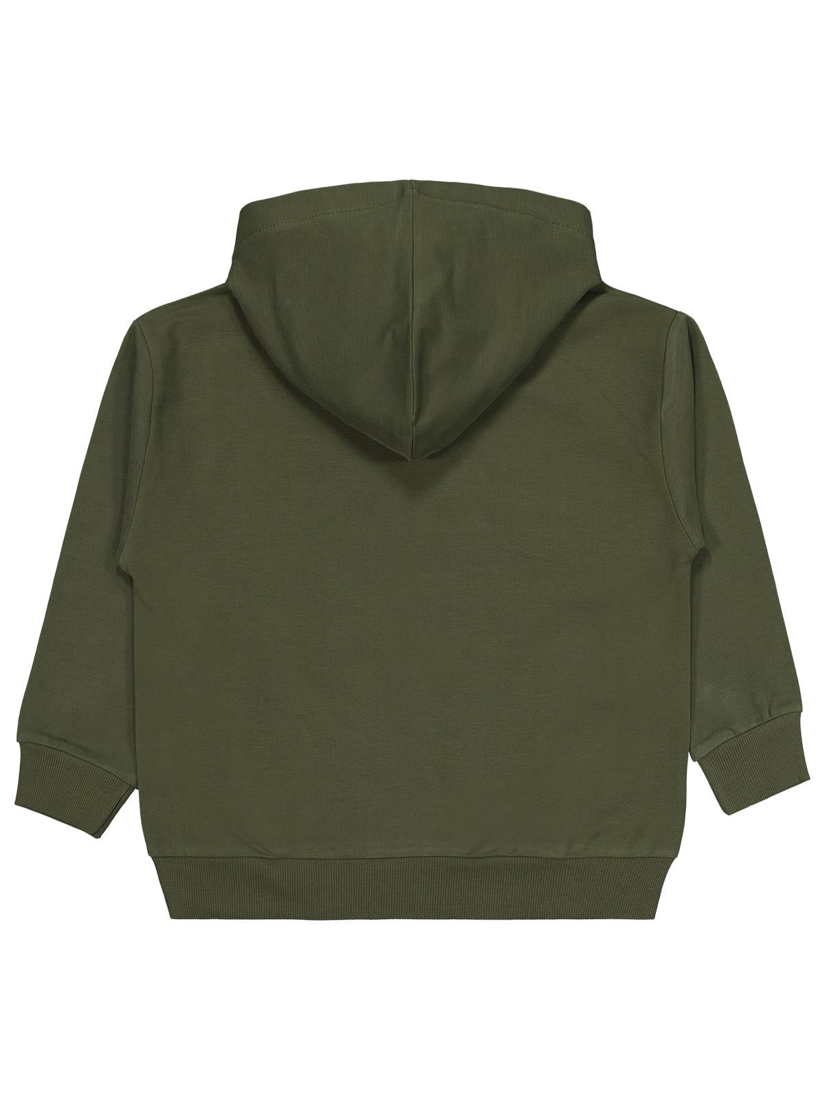 Civil Boys No Etiketli 10-13 Yaş Kapüşonlu Sweatshırt - Haki