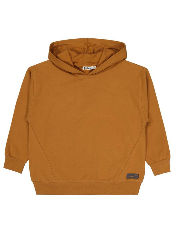 Civil Boys No Etiketli 6-9 Yaş Kapüşonlu  Sweatshırt - Kahverengi