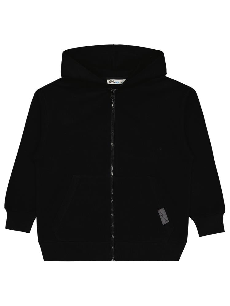 Civil Boys No Etiketli 6-9 Yaş Hırka - Siyah