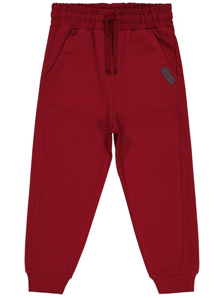 Civil Boys No Etiketli 10-13 Yaş Eşofman Alt - Bordo