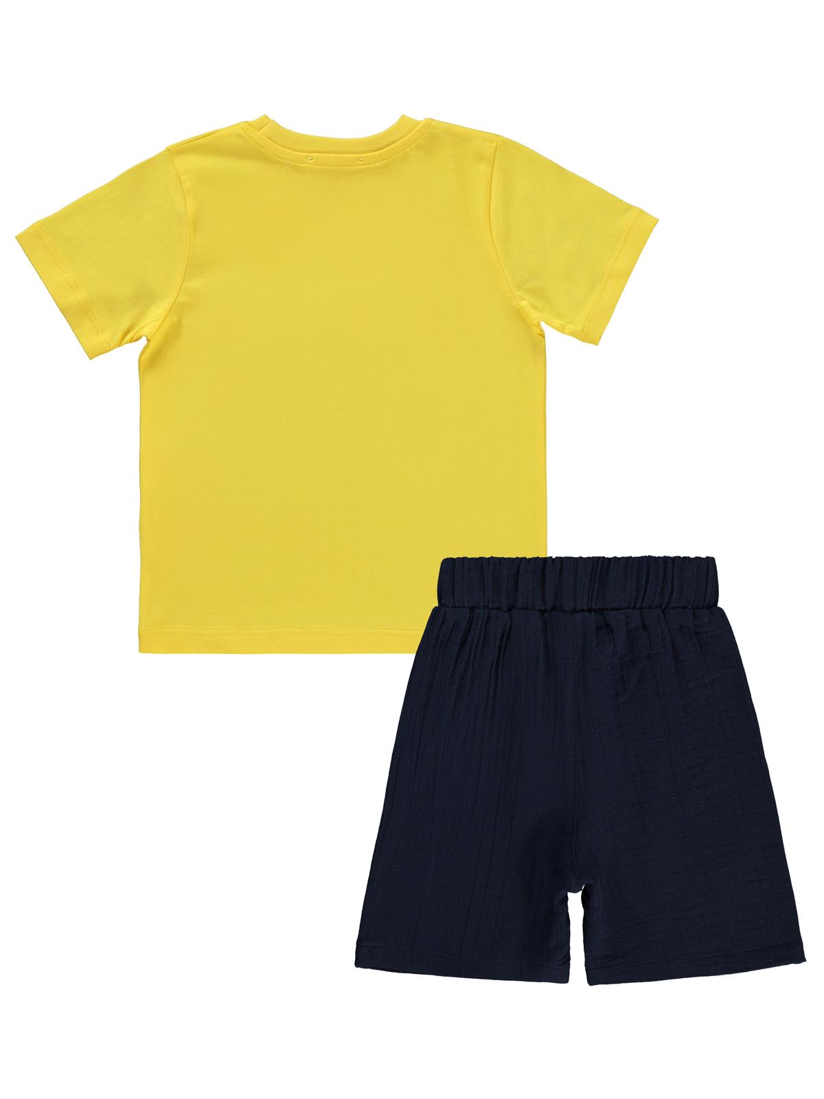 Civil Boys Saılıng Baskılı Kaprili 2-5 Yaş Takım - Sarı