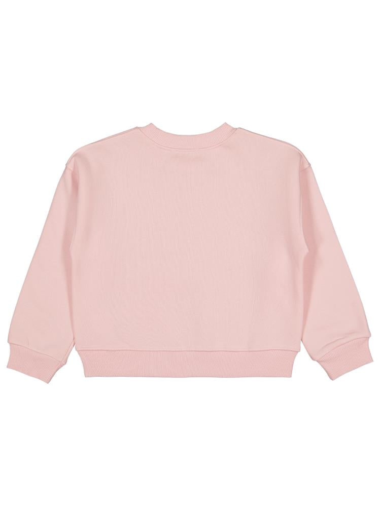 Civil Girls Düz 6-9 Yaş Sweatshirt - Pembe