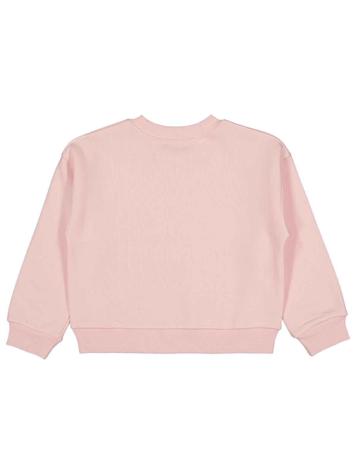 Civil Girls Düz 6-9 Yaş Sweatshirt - Pembe