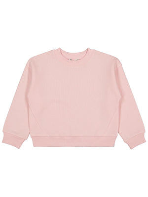 Civil Girls Düz 6-9 Yaş Sweatshirt - Pembe