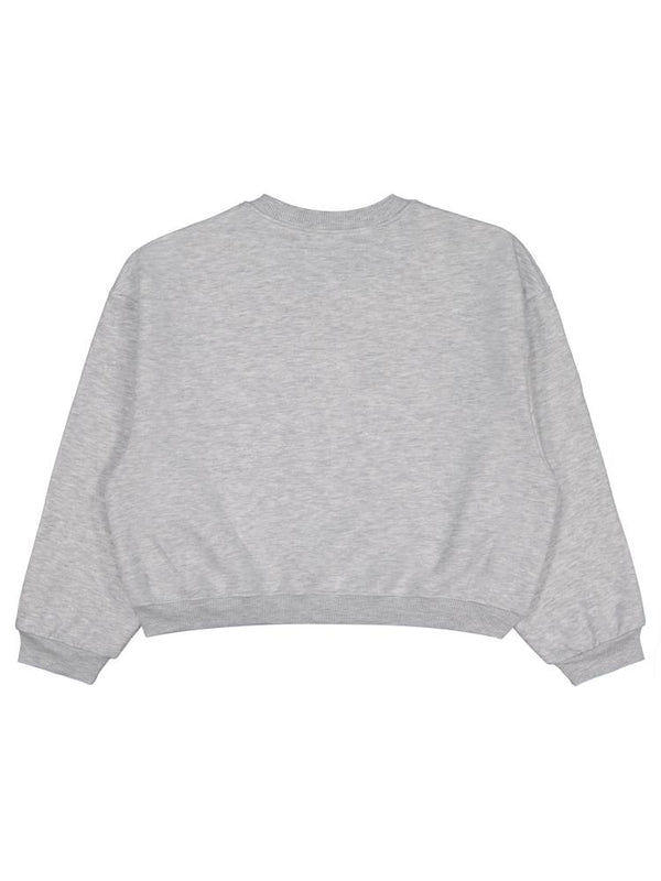 Civil Girls Düz 10-13 Yaş Sweatshirt - Gri
