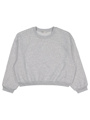 Civil Girls Düz 10-13 Yaş Sweatshirt - Gri