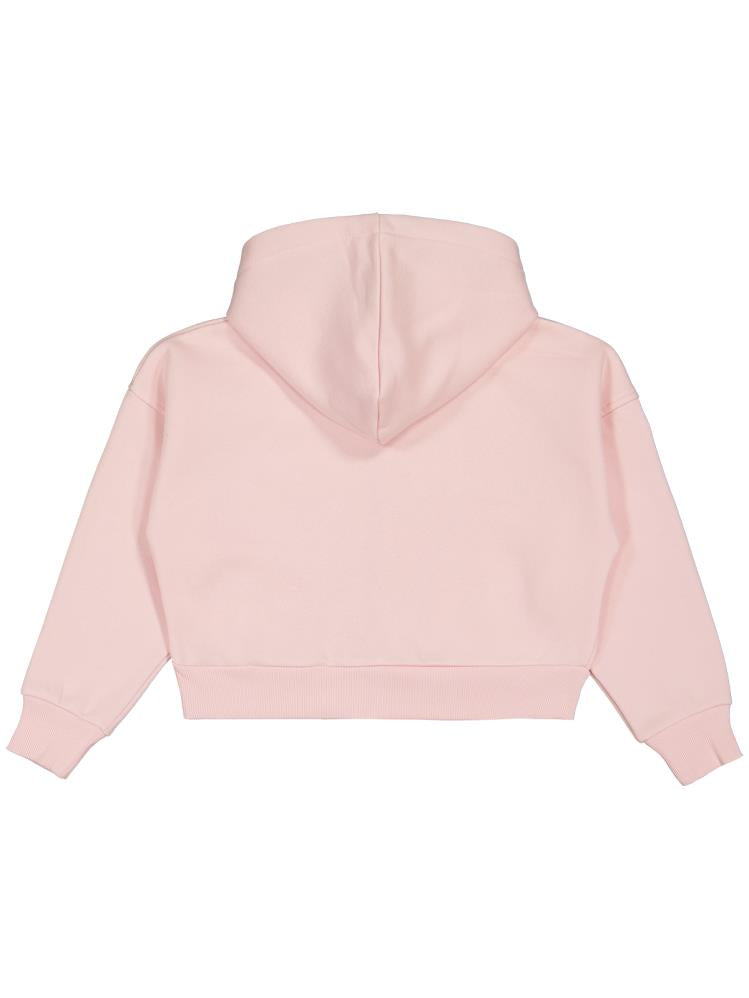 Civil Girls Düz 6-9 Yaş Hırka - Pembe