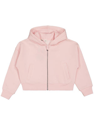 Civil Girls Düz 6-9 Yaş Hırka - Pembe