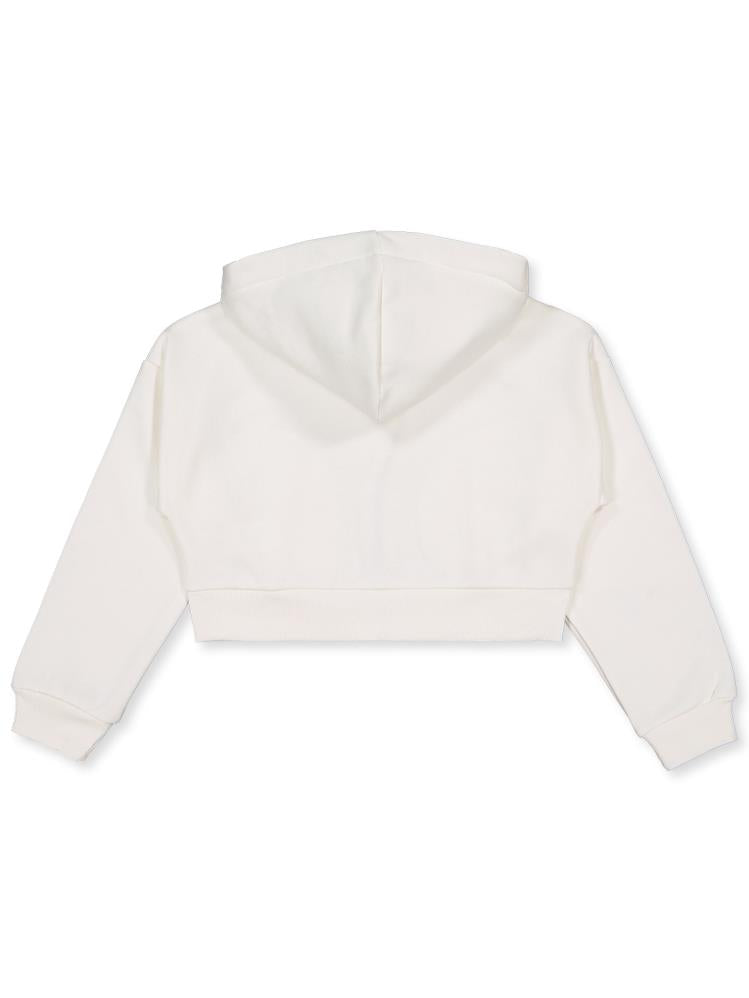 Civil Girls Düz 10-13 Yaş Hırka - Ekru