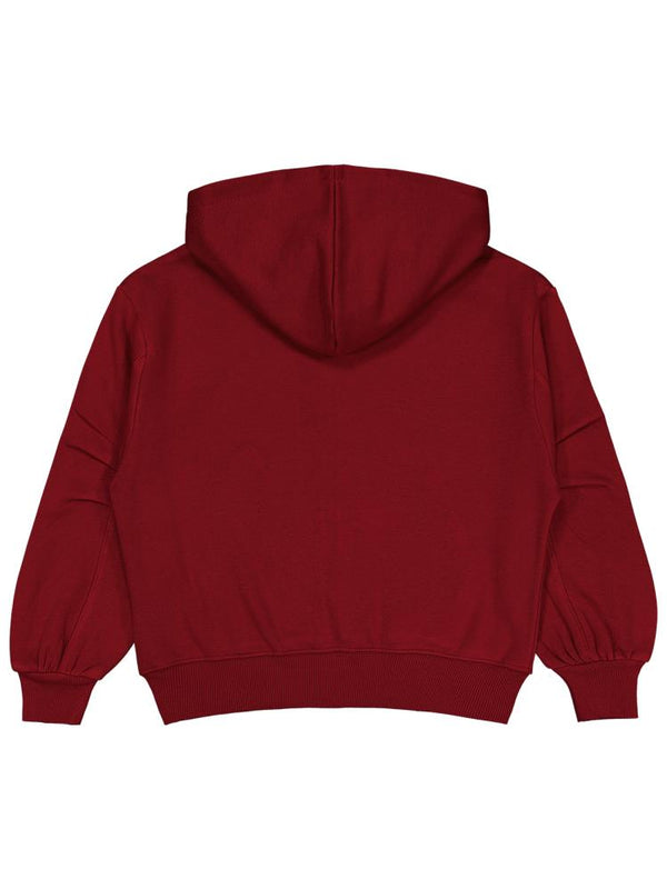 Civil Girls Düz 10-13 Yaş Hırka - Bordo