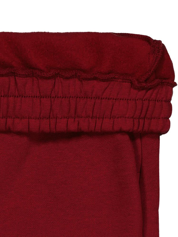 Civil Girls Düz 10-13 Yaş Eşofman Altı - Bordo