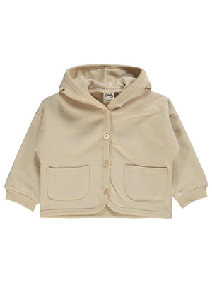 Civil Baby Kapüşonlu 6-18 Ay Hırka - Bej