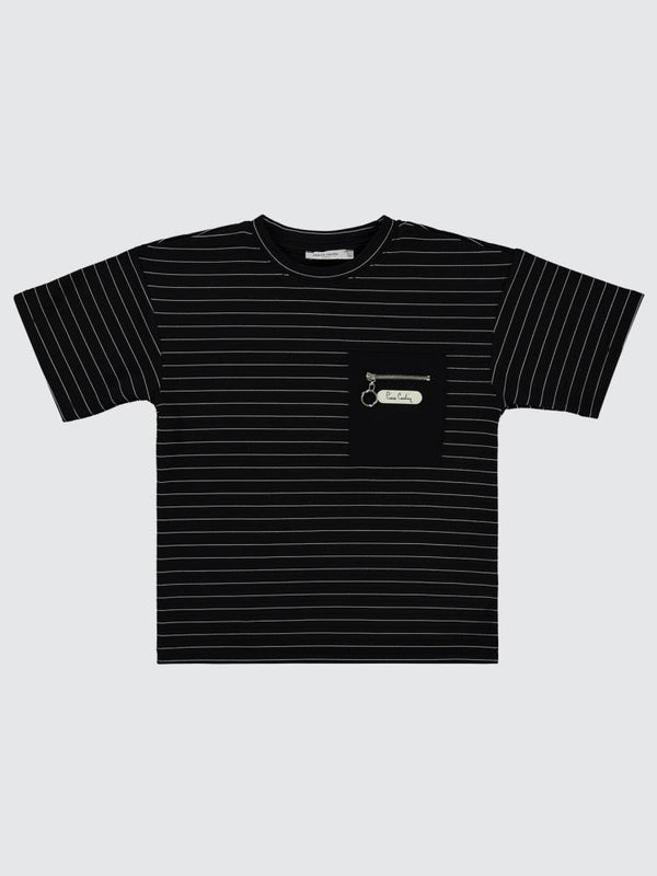 Pierre Cardin Triko Tişört 6-9 Yaş Tişört - Siyah