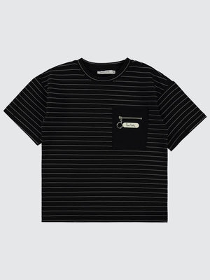 Pierre Cardin Triko Tişört 6-9 Yaş Tişört - Siyah