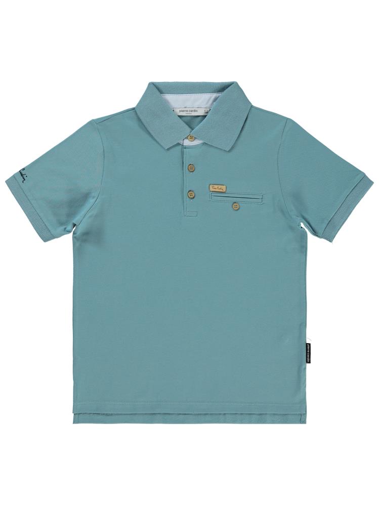 Pierre Cardin Lakos 10-12 Yaş Tişört - Mavi