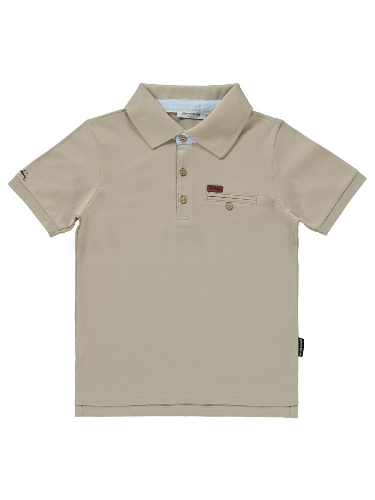 Pierre Cardin Lakos 10-12 Yaş Tişört - Bej