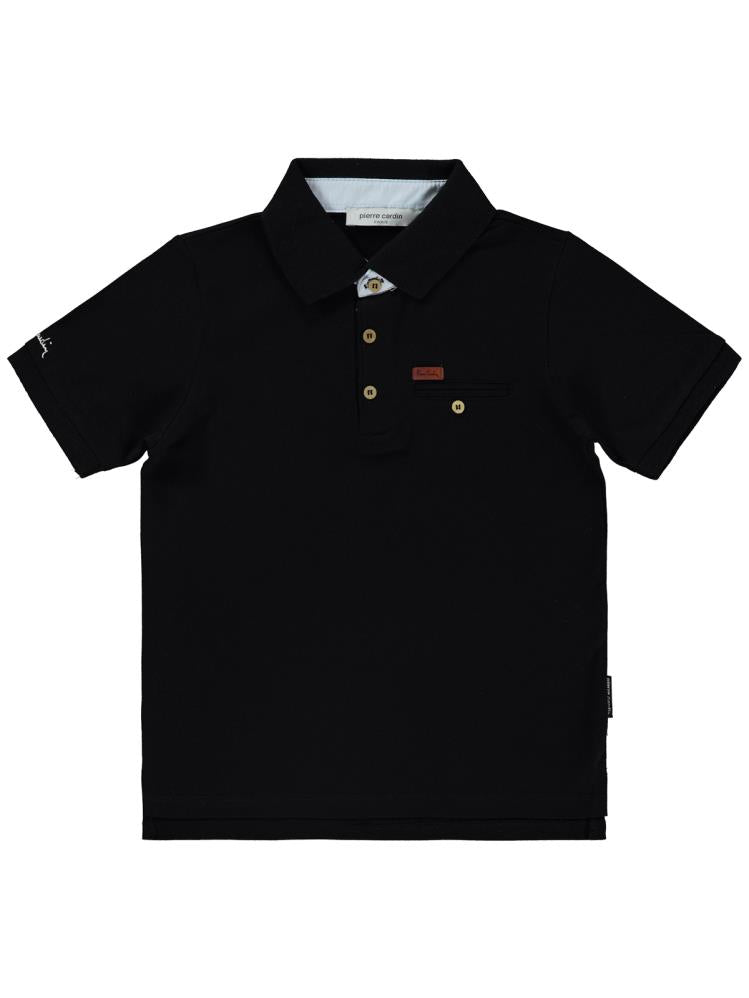 Pierre Cardin Lakos 6-9 Yaş Tişört - Siyah