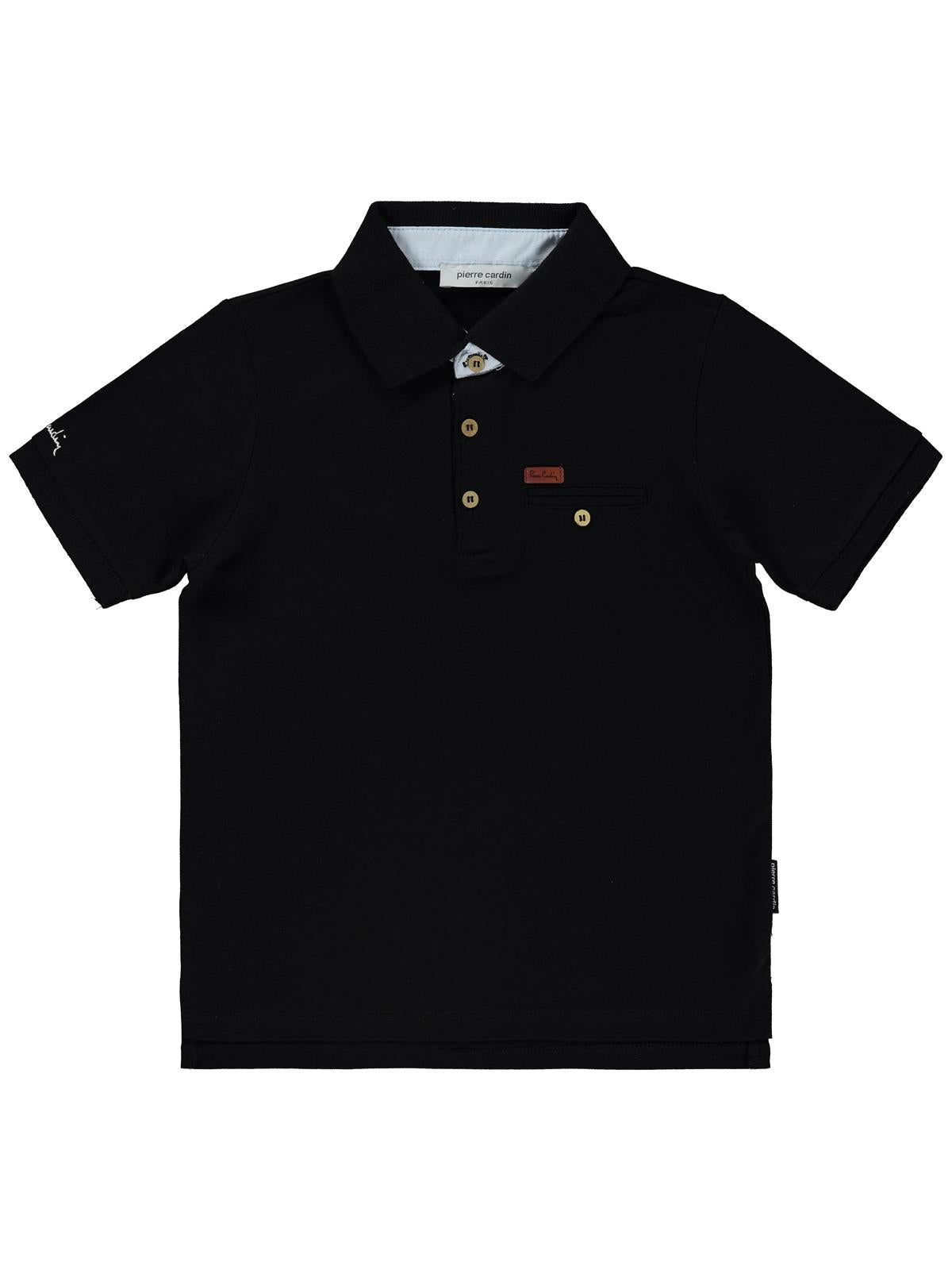 Pierre Cardin Lakos 6-9 Yaş Tişört - Siyah