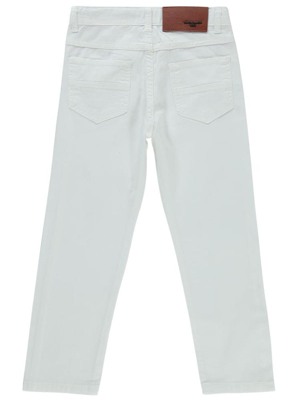 Pierre Cardin Basic 6-9 Yaş Pantolon - Beyaz