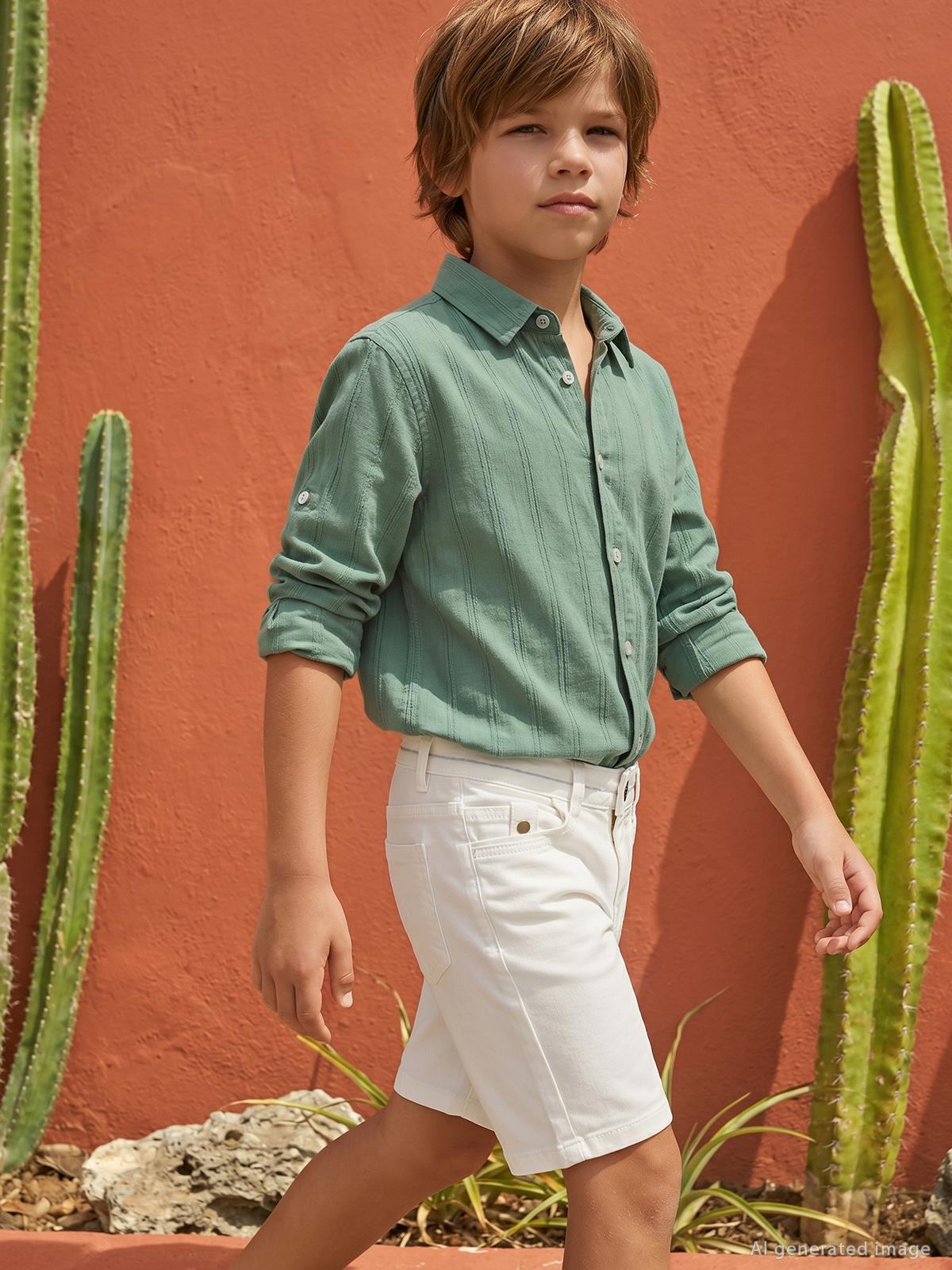 Pierre Cardin Basic 6-9 Yaş Kapri - Bej