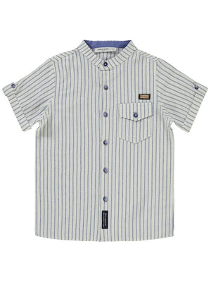 Pierre Cardin Çizgili 10-12 Yaş Gömlek - Lacivert