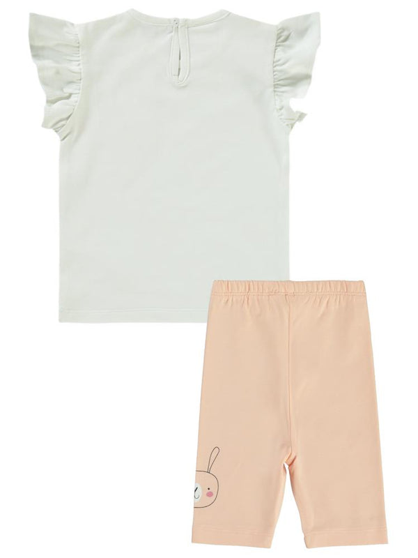 Civil Baby Tavşan Baskılı 3'lü Set  2'li 6-18 Ay Takım