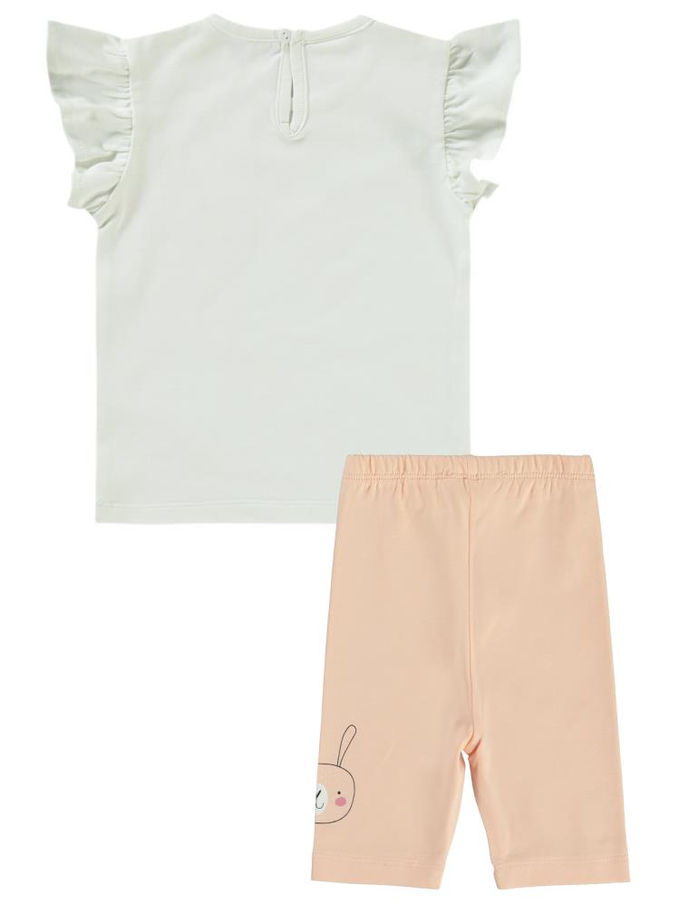 Civil Baby Tavşan Baskılı 3'lü Set  2'li 6-18 Ay Takım