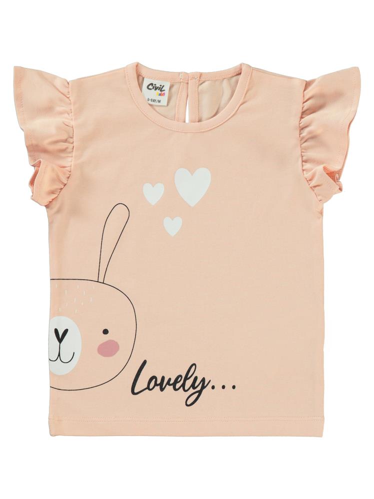 Civil Baby Tavşan Baskılı 3'lü Set  2'li 6-18 Ay Takım