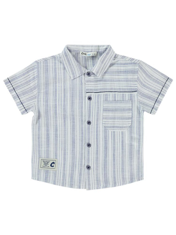 Civil Boys Çizgili Cepli 2-5 Yaş Takım - Lacivert