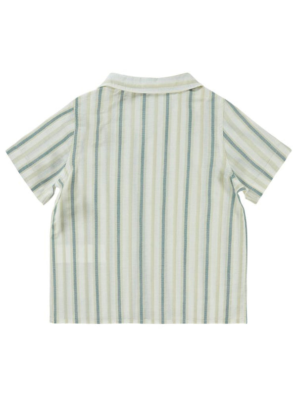 Civil Boys Çizgili 2-5 Yaş Gömlek - Haki