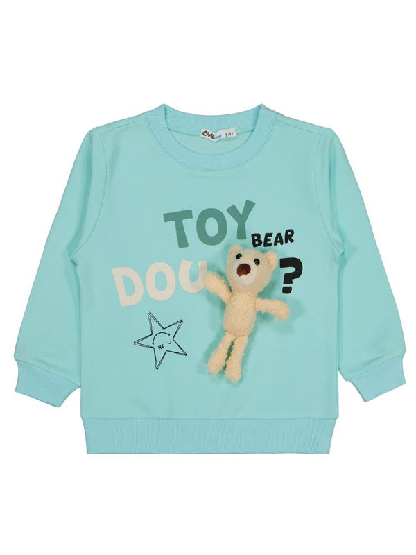 Civil Boys Toy Dou Baskılı 2-5 Yaş Eşofman Takımı - Yeşil