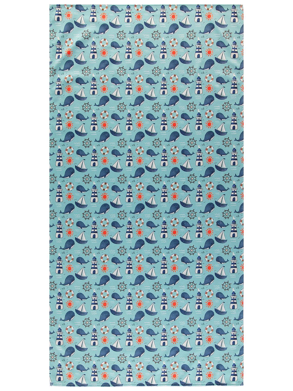 Civil Boys Balina Baskılı Havlu - Yeşil