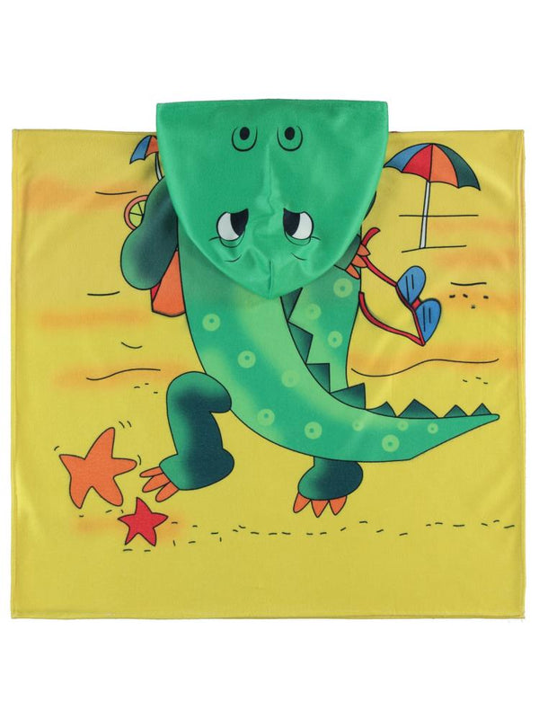 Civil Boys Timsah Baskılı Panço - Sarı